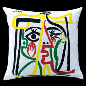 Cushion cover / Picasso / Head of the woman (1962) / 45 x 45 cm