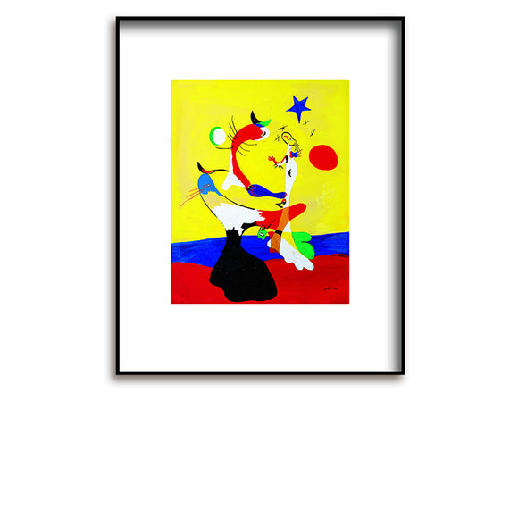 Kunstdruck / Joan Miró / Limited Edition / Kleines Universum, 1933 / 49 x 60 cm
