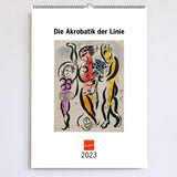 Museumskalender 2023 / Akrobatik der Linie