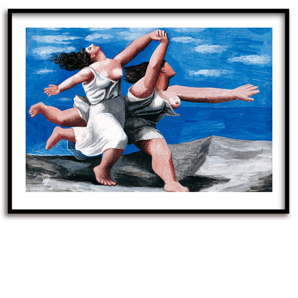Affiche / Picasso / Deux femmes courant sur la plage / 50 x 70 cm