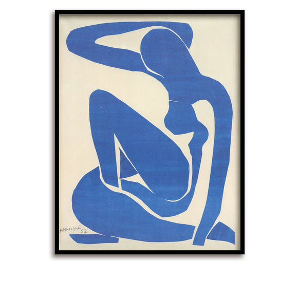 Reproduction d'Art / Matisse / Nu Féminin Bleu I / 60 x 80 cm