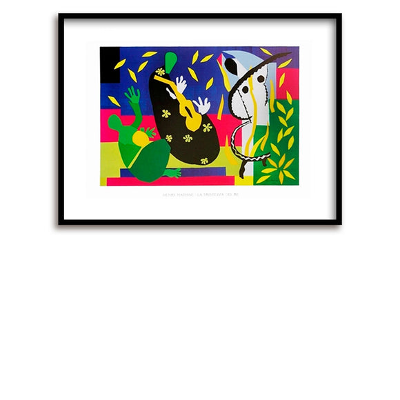Plakat / Matisse / Die Trauer des Königs / 24 x 30 cm