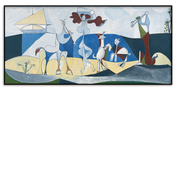 Kunstdruck / Picasso / Limited Edition / Die Freude des Lebens, 1946 / 98 x 67 cm