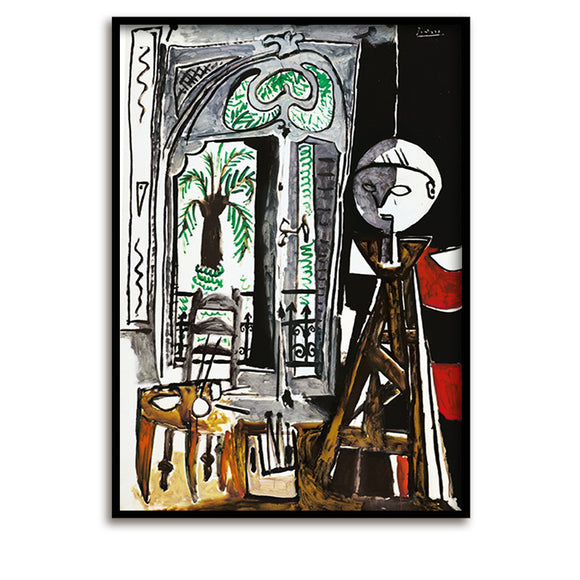 Kunstdruck / Picasso / Limited Edition / Das Atelier, 1955 / 60 x 80 cm