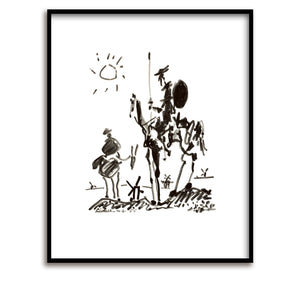 Poster / Picasso / Don Quixote / 60 x 80 cm