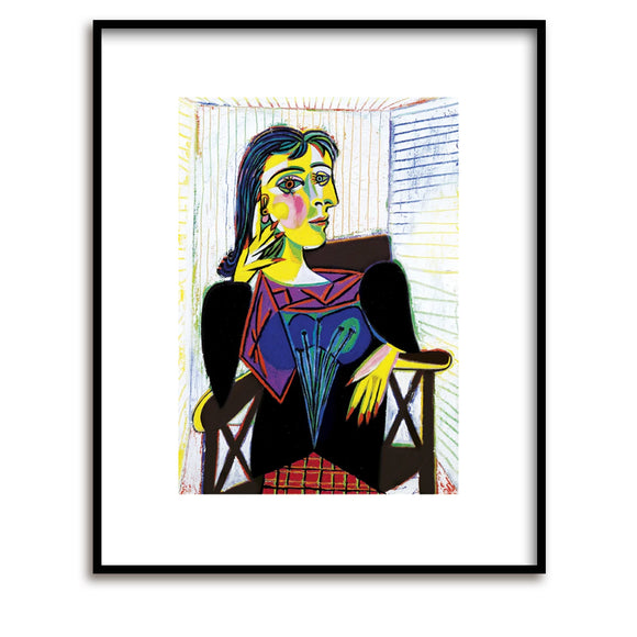 Affiche / Picasso / Portrait de Dora Maar / 24 x 30 cm