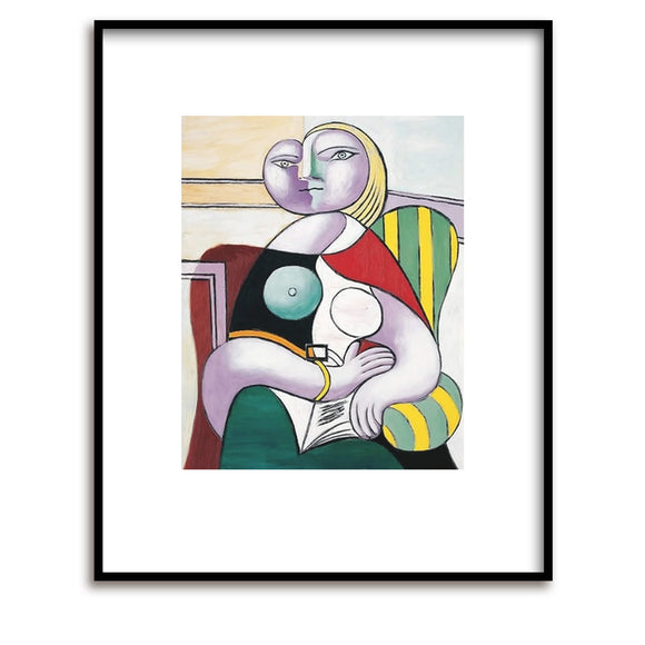 Affiche / Picasso / La Lecture / 24 x 30 cm