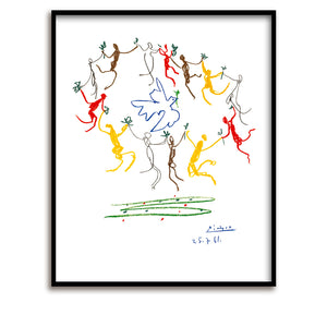 Plakat / Picasso / La Ronde de la Jeunesse, 1961 / 60 x 80 cm