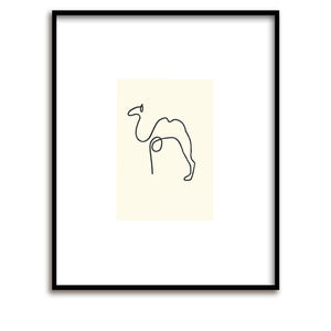 Screenprint / Picasso / Le Chameau / Camel / 60 x 50 cm