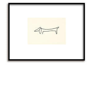 Siebdruck / Picasso / Le Chien / Hund / 50 x 60 cm