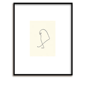 Silkscreen / Picasso / Le moineau, 1907 / Bird / 60 x 50 cm
