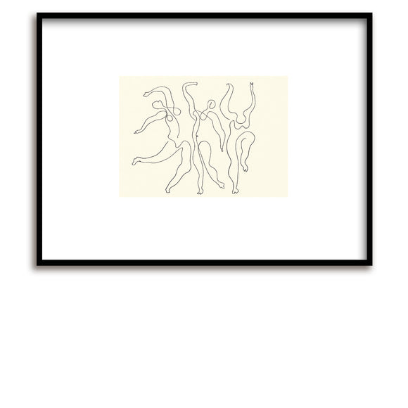 Sérigraphie / Picasso / Trois Danseuses / Trois Danseuses / 50 x 60 cm