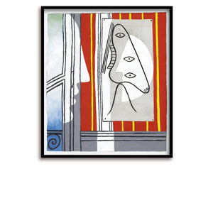 Kunstdruck / Picasso / Limited Edition / Figur und Profil, 1928 / 60 x 80 cm