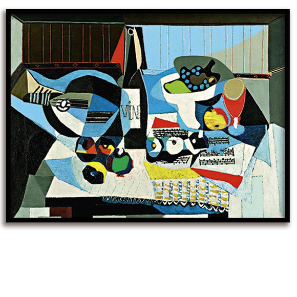 Tirage d'Art / Picasso / Edition Limitée / La Bouteille de Vin, 1926 / 80 x 60 cm