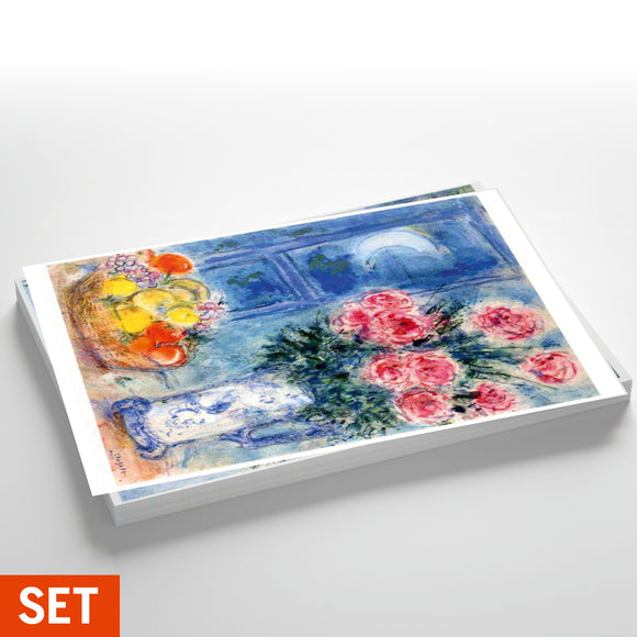 Double card box set of 6 / Chagall / 12 x 17.5 cm
