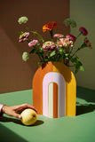 Vase en papier / Riviera Arch / grand / 26,5 x 29 cm