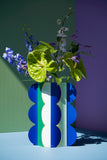 Vase en papier / Riviera Wave / grand / 26,5 x 29 cm