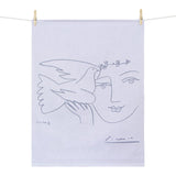 Mini serviettes en tissu "Picasso" / 3 motifs / lot de 6