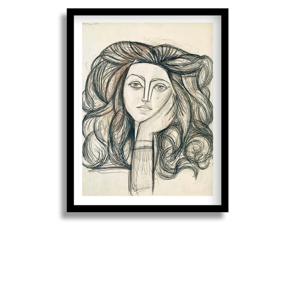 Poster / Picasso / Portrait de Francoise, 1946 / 30 x 40 cm / on cardboard