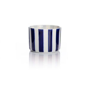 mug / céramique / petit / blanc-bleu / vertical / 200ml 