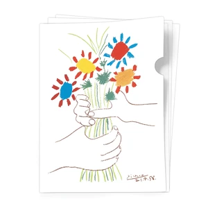Porte-documents / Picasso / Le Bouquet de l'Amitié