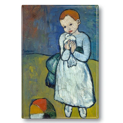 Magnet / Picasso / Child with dove / 54 x 79 mm