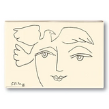 Magnet / Picasso / Face of Peace / 79 x 54 mm