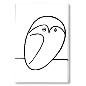 Magnet / Picasso / Owl / 54 x 79 mm