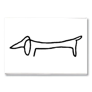 Aimant / Picasso / Chien / 79 x 54 mm