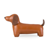 Bookend / dachshund / brown / 33 x 9 x 18 cm / 1000g / ZUNY
