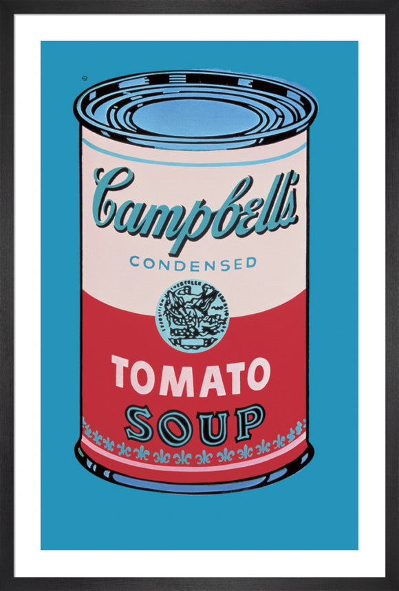Art print / Andy Warhol / Campell's Soup Can (1965) / pink & red / 100 x 60 cm