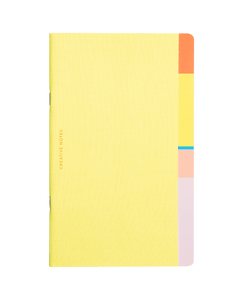 Notebook / Bazaar / yellow / 13 x 21 cm