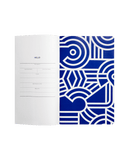Notebook / Greco / blue / lined / 13 x 21 cm