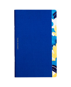Notizbuch / Liguria / blau / kariert / 13 x 21 cm
