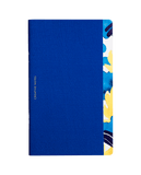 Notebook / Liguria / blue / checked / 13 x 21 cm