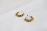Earrings / STARDUST / 24K gold plated / 1.8 cm / Joidart