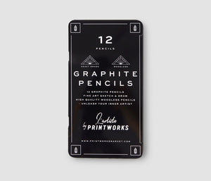 Graphite Pencils / Printworks / Set of 12 
