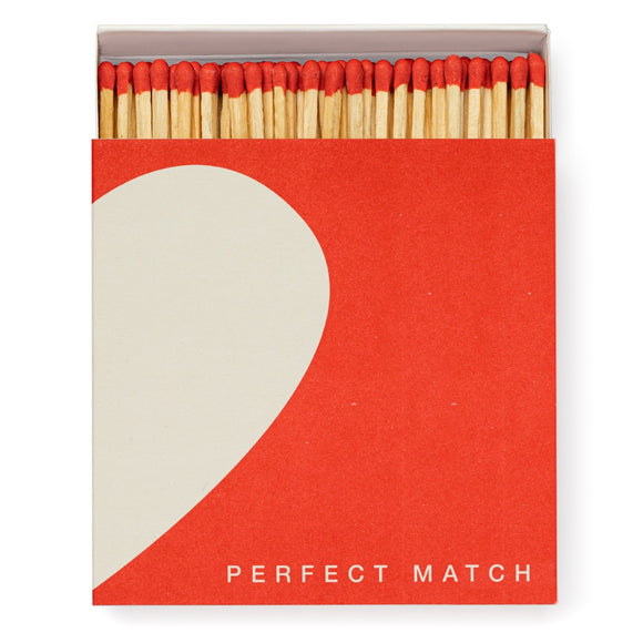 Streichhölzer / quadratisch / Perfect Match / 11 x 11 cm