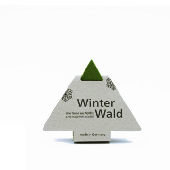 Winterwald / mini / Wollfilz / olivgrün